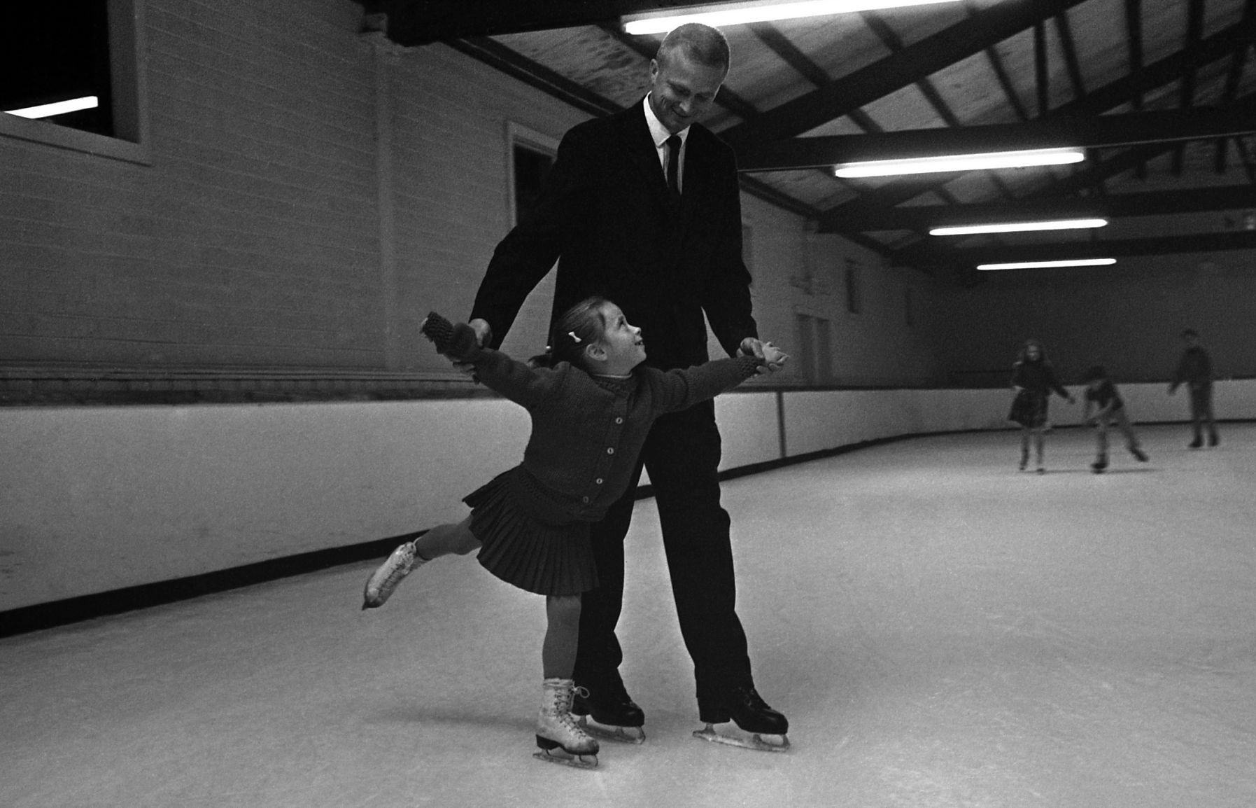 Ice skating at the Iceland rink on East Speedway